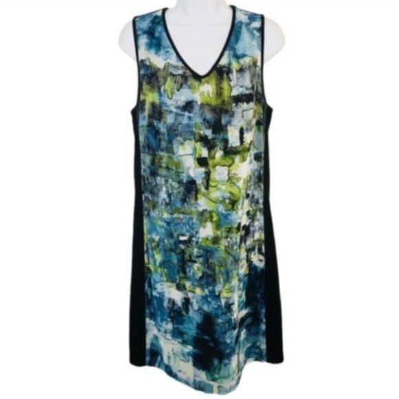 Isda & Co Dresses & Skirts - Isda & Co Sleeveless 70s Vibe V-neck Dress Black M